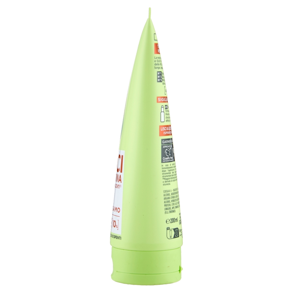 Fructis Lisci Cheratina N°2 Balsamo, per Capelli Crespi, Secchi e Spenti, 200 ml